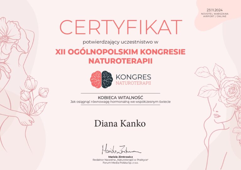 CERTYFIKAT UCZESTNICTWA_Diana Kanko